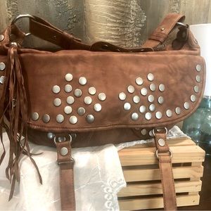 Steve Madden Boho Leather Shoulder Bag